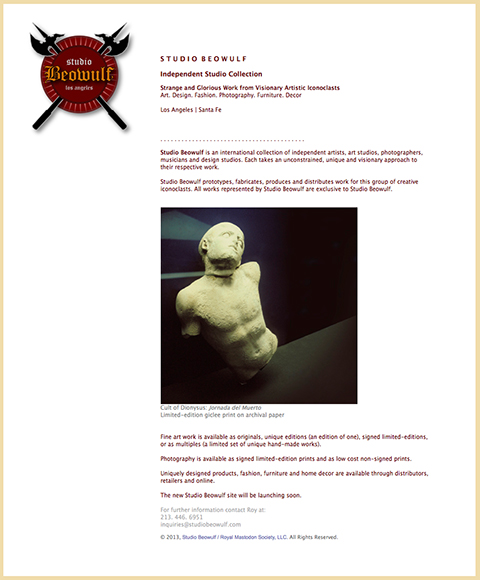 Studio Beowulf Website